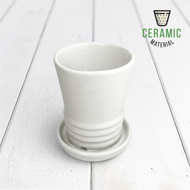Ceramic Pot With Plate