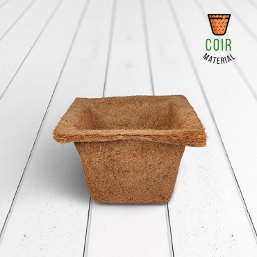 Square Coir Pot Big