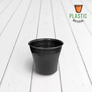 Black Round Planter Small