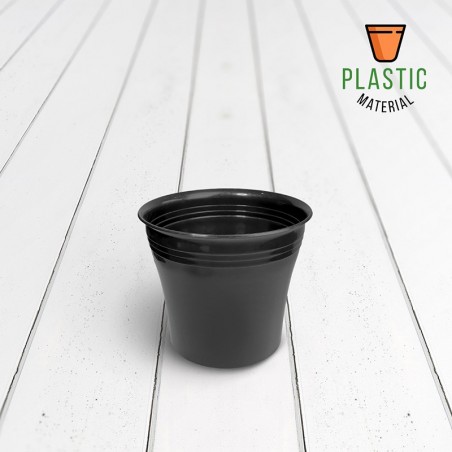 Black Round Planter Small