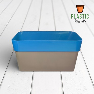 Rectangle Planter Blue